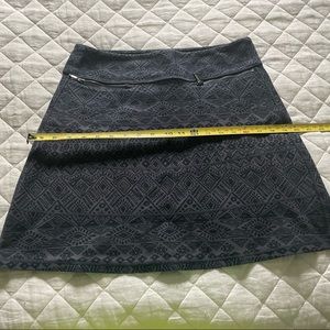 Athleta Dark Gray A-Line Skirt
